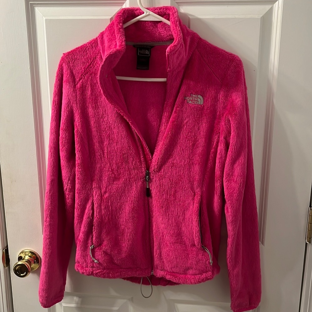 The North Face Women's Osito Fleece Jacket- Size Small-Hot Pink
